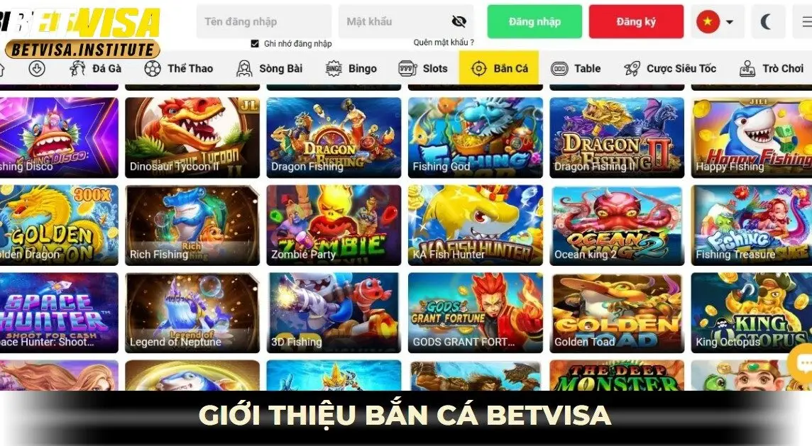 giới thiệu bắn cá betvisa