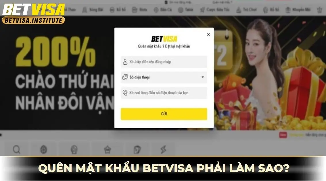 Câu hỏi thường gặp - quên mật khẩu đăng nhập betvisa phải làm sao?